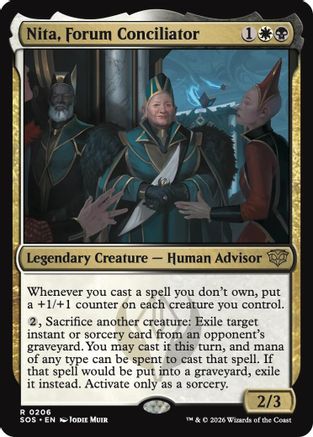 Secrets of Strixhaven Nita, Forum Conciliator #206