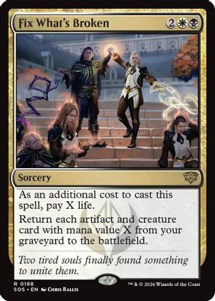 Secrets of Strixhaven Fix What's Broken #188