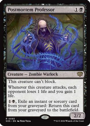 Secrets of Strixhaven Postmortem Professor #93