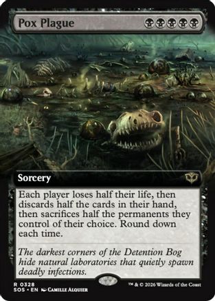 Secrets of Strixhaven Pox Plague (Extended Art) #328