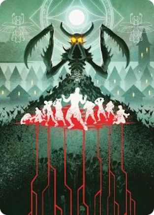 Art Series: Secrets of Strixhaven Feed the Swarm Art Card #44