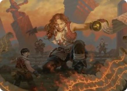 Art Series: Secrets of Strixhaven Zealous Lorecaster Art Card #14