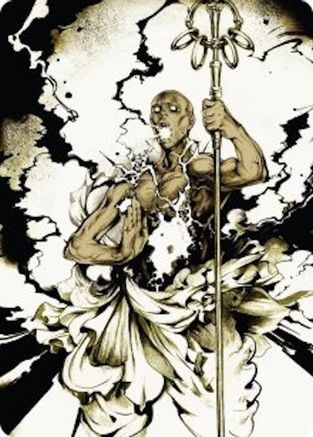 Art Series: Secrets of Strixhaven Burst Lightning Art Card #51