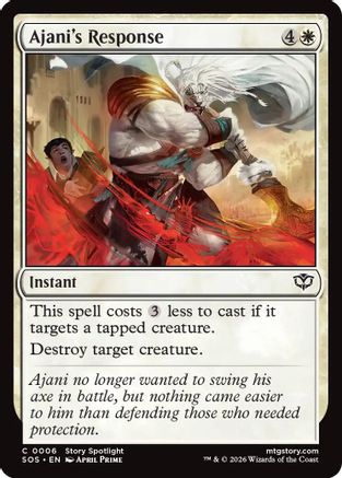 Secrets of Strixhaven Ajani's Response #6