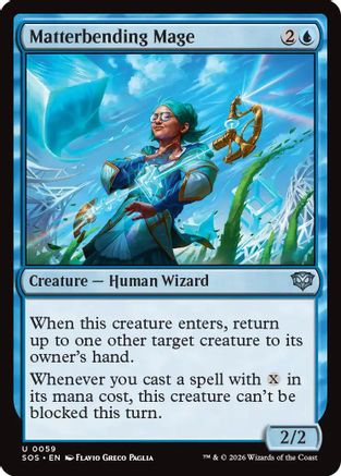 Secrets of Strixhaven Matterbending Mage #59
