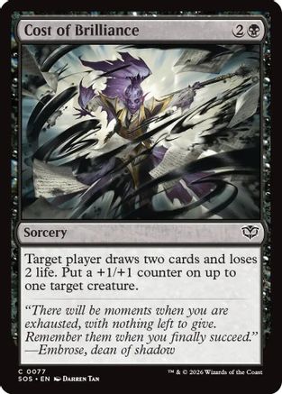 Secrets of Strixhaven Cost of Brilliance #77