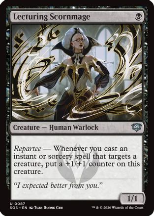 Secrets of Strixhaven Lecturing Scornmage #87
