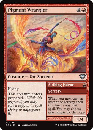 Secrets of Strixhaven Pigment Wrangler #126