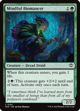 Secrets of Strixhaven Mindful Biomancer #154