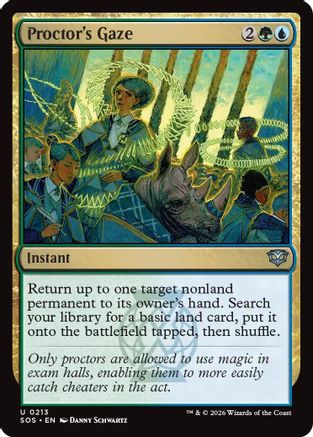 Secrets of Strixhaven Proctor's Gaze #213