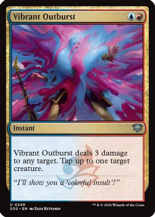 Secrets of Strixhaven Vibrant Outburst #240