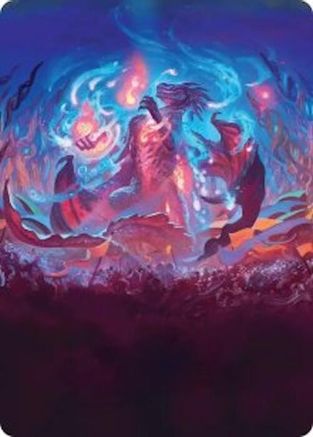 Art Series: Secrets of Strixhaven Prismari, the Inspiration Art Card #21