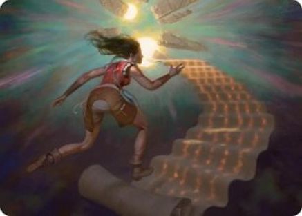Art Series: Secrets of Strixhaven Pursue the Past Art Card #22