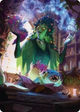 Art Series: Secrets of Strixhaven Dina, Essence Brewer Art Card #33