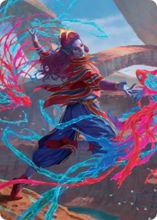 Art Series: Secrets of Strixhaven Rootha, Mastering the Moment Art Card #34