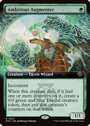 Secrets of Strixhaven Ambitious Augmenter (Extended Art) #337