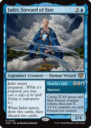Promo Pack: Secrets of Strixhaven Jadzi, Steward of Fate #55