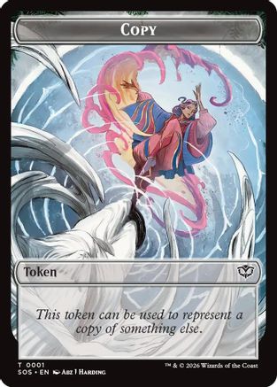 Secrets of Strixhaven Copy // Spirit (0010) Double-Sided Token #1