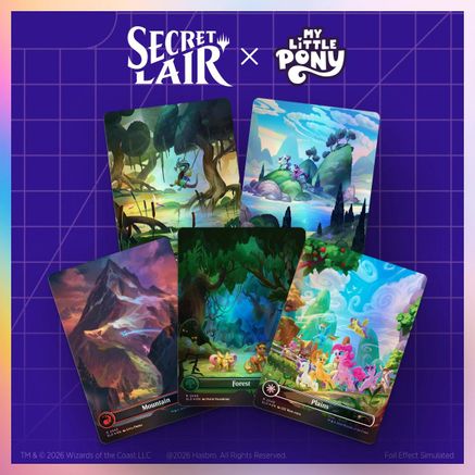 Secret Lair Drop My Little Pony The Lands of Equestria Foil