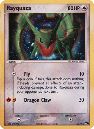 Blister Exclusives Rayquaza - 003/017 (2006) #003