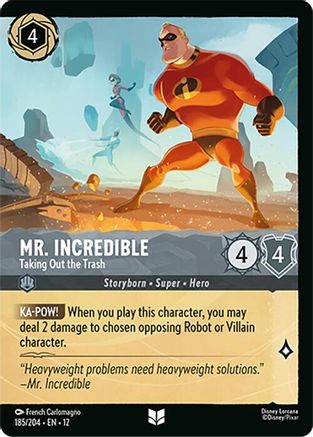 Mr. Incredible - Taking Out the Trash (Foil)