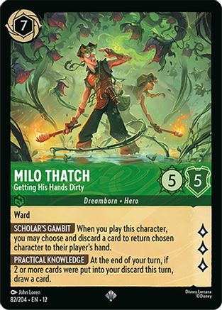 Milo Thatch - Getting His Hands Dirty