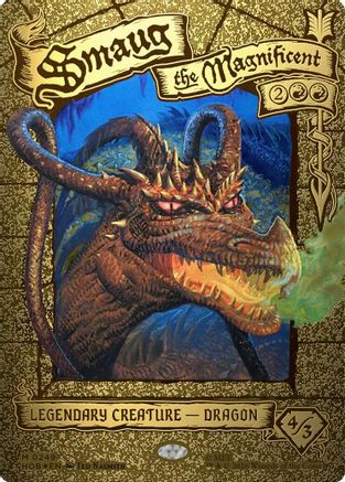 The Hobbit Smaug the Magnificent (Borderless) #249