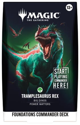 Foundations Commander Deck Tramplesaurus Rex