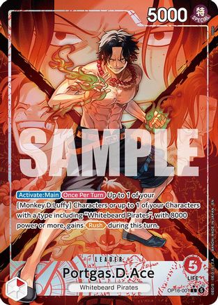 Portgas.D.Ace (001) (Alternate Art)