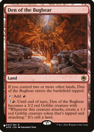 Den of the Bugbear