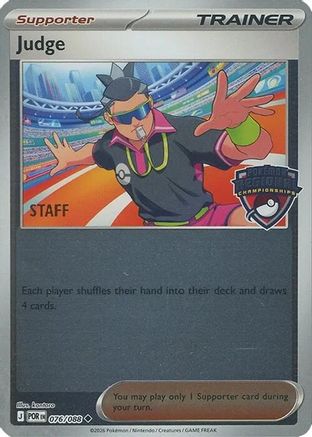 League & Championship Cards Judge - 076/088 (Regional Championships) [Staff] #076