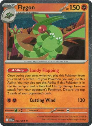 Blister Exclusives Flygon - 053/094 (Cosmos Holo) #053