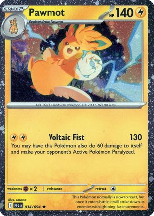 Blister Exclusives Pawmot (Cosmos Holo) #034