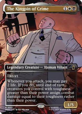 Marvel Super Heroes The Kingpin of Crime (Borderless) (0327) #327