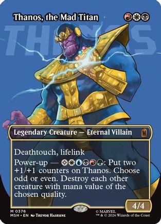 Thanos, the Mad Titan (Borderless) (0367)