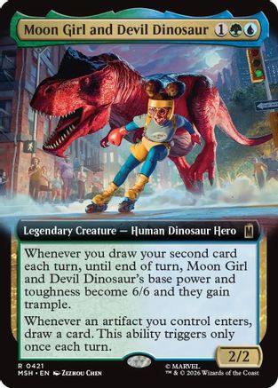 Marvel Super Heroes Moon Girl and Devil Dinosaur (Extended Art) #421