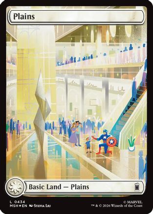 Marvel Super Heroes Plains (0434) (Surge Foil) #434