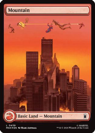 Marvel Super Heroes Mountain (0439) (Surge Foil) #439