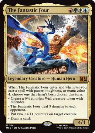 Commander: Marvel Super Heroes The Fantastic Four #741