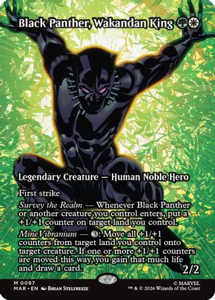 Marvel Universe Eternal-Legal Black Panther, Wakandan King (Borderless) #87