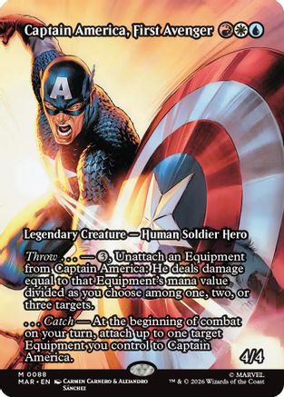 Marvel Universe Eternal-Legal Captain America, First Avenger (Borderless) #88
