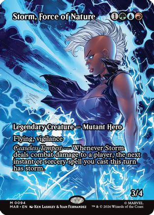 Storm, Force of Nature (Borderless)