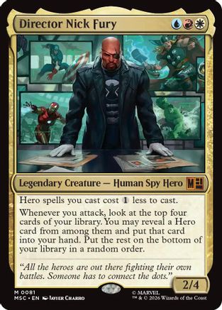 Director Nick Fury (Surge Foil)