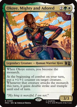 Okoye, Mighty and Adored (Surge Foil)