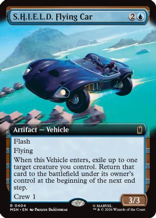 Marvel Super Heroes S.H.I.E.L.D. Flying Car (Extended Art) #404
