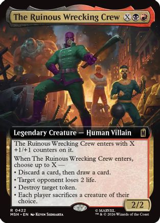 Marvel Super Heroes The Ruinous Wrecking Crew (Extended Art) #422
