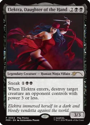 Elektra, Daughter of the Hand