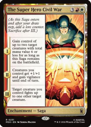 Marvel Super Heroes The Super Hero Civil War #231