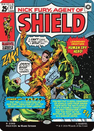 Marvel Super Heroes Nick Fury, Agent of SHIELD (Borderless) (0389) #389