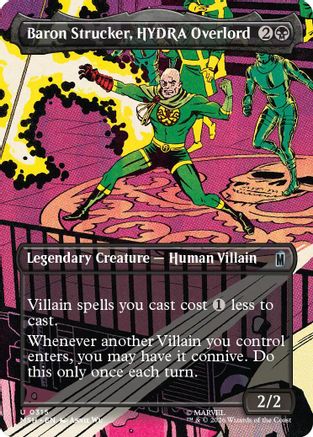 Marvel Super Heroes Baron Strucker, HYDRA Overlord (Borderless) (0315) #315